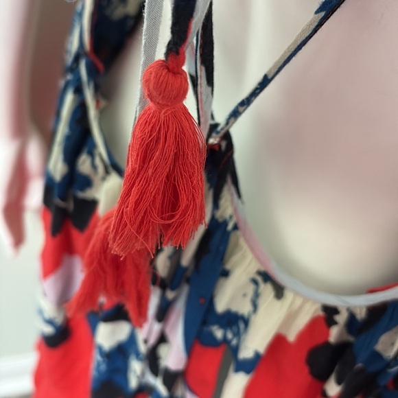 Free People Sweet Lucy slip dress cherry kiss summer festival size medium - Picture 10 of 10